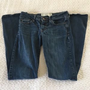 Abercrombie & Fitch Low Rise Blue Denim Jean 25/33